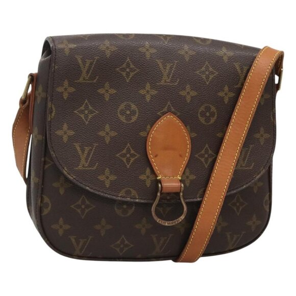 LOUIS VUITTON Monogram Saint Cloud GM Shoulder Bag M51242 LV Auth yk18387 - Picture 1 of 16
